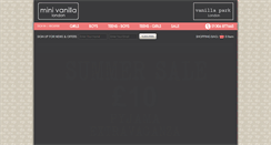 Desktop Screenshot of minivanilla.com